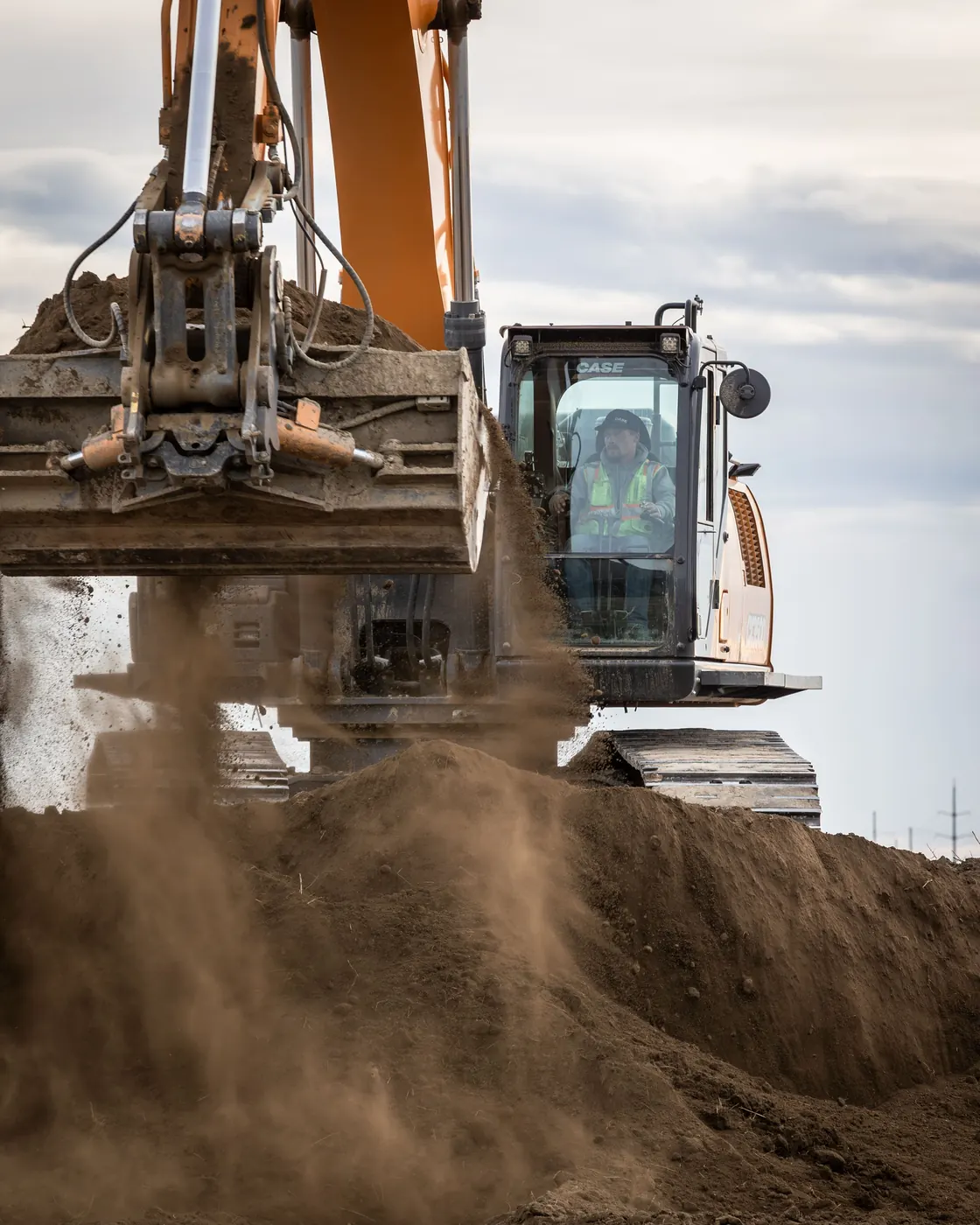 Subterrain Excavating heavy equipment working in Southern Alberta